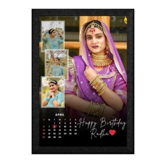 Happy Birthday Photo Frame, Customized (12×18 inches)