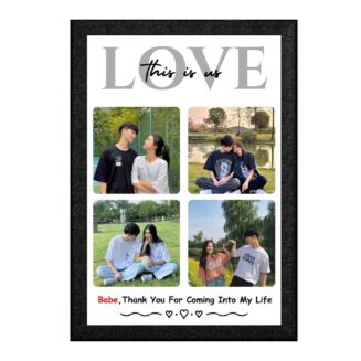 Love Personalized Customized Photo Frame (12 X 18 Inch)