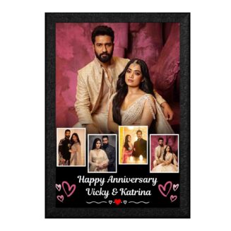 Happy Anniversary Customized Photo Frame (12×18 inches)