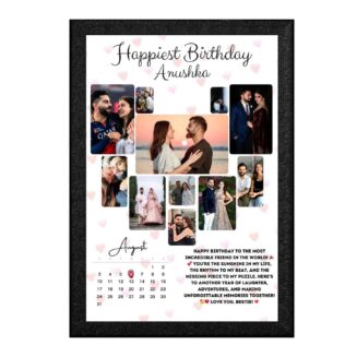Personalized Photo Frame Customize for Loved Ones (12 X 18 Inch)